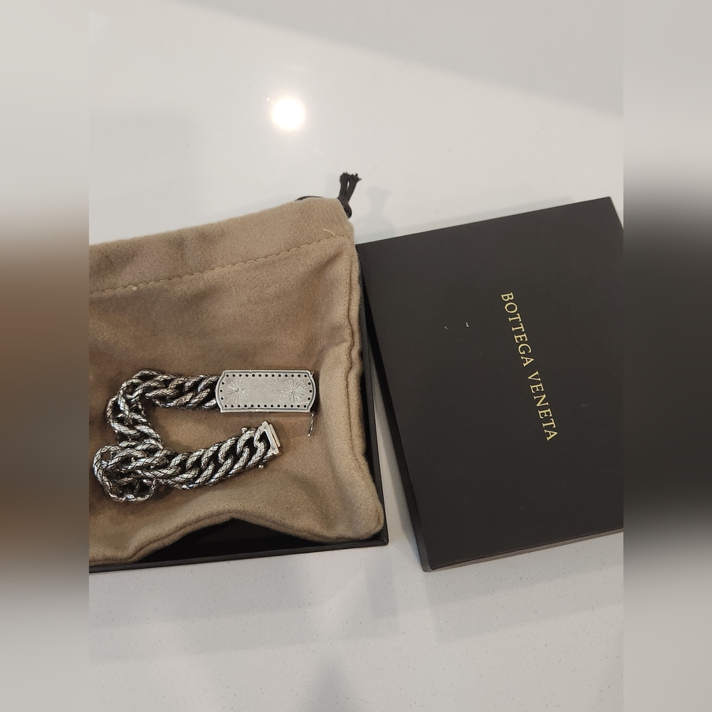 100% authentic bottega bracelet (men)